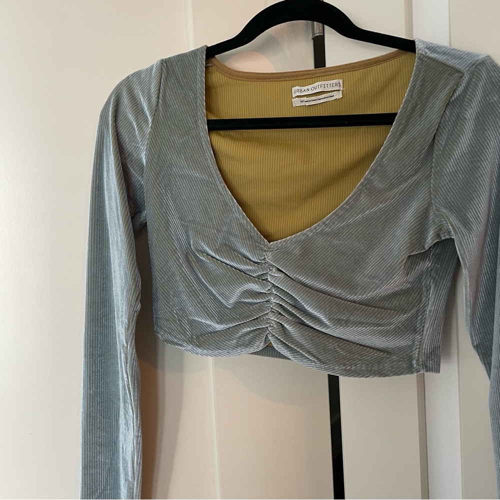 Urban Outfitters Long Sleeve Crop Top